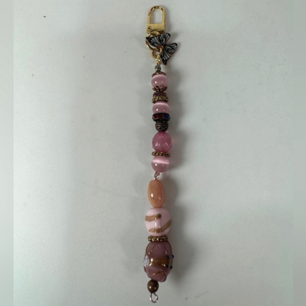 Genuine Crystal/Stone keychain